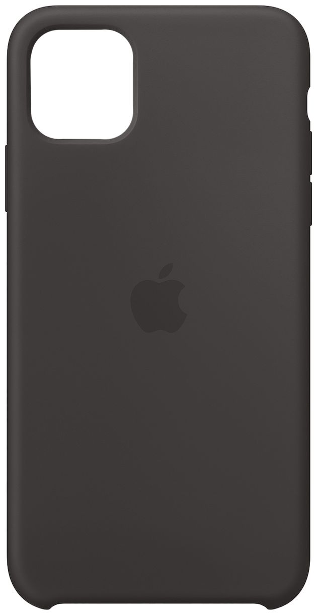 Silikon Case Cover für Apple iPhone 11 Pro Max (Schwarz) 