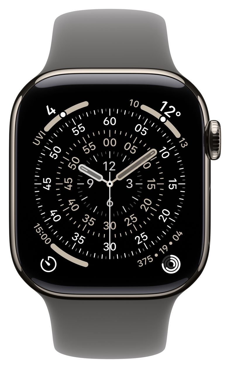 MXLH3ZM/A Armband M/L Apple Watch Models 38mm, 40mm, 41mm, 42mm  (Grau) 