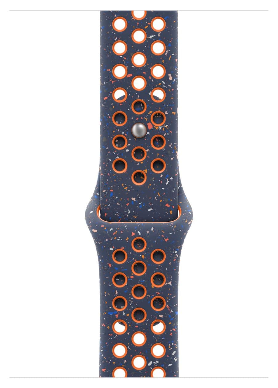 MYLA3ZM/A Armband S/M Apple Watch Models 44mm, 45mm, 46mm, 49mm  (Blau, Orange) 