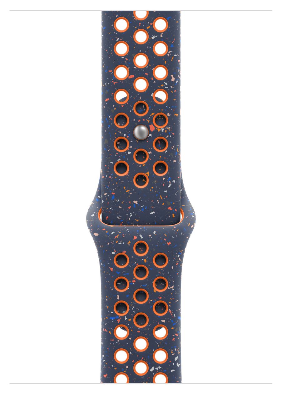 MYLC3ZM/A Armband M/L Apple Watch Models 44mm, 45mm, 46mm, 49mm  (Blau, Orange) 