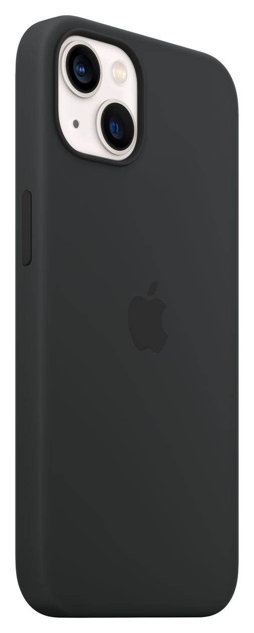 Silikon Case mit MagSafe Hauthülle für Apple iPhone 13  (Schwarz) 