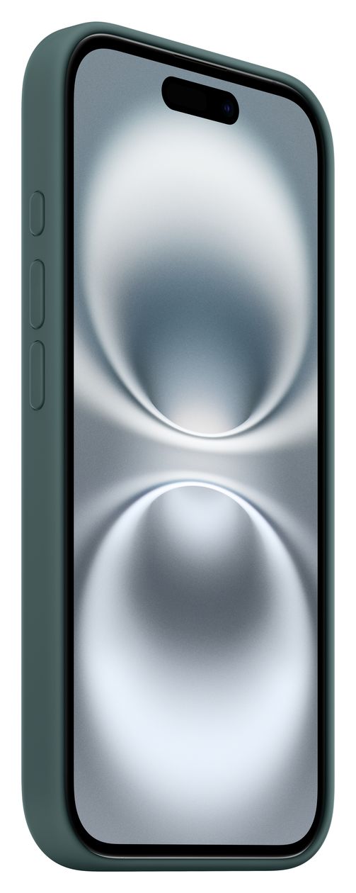 Silikon Case mit MagSafe Cover für Apple iPhone 16  (Grün) 