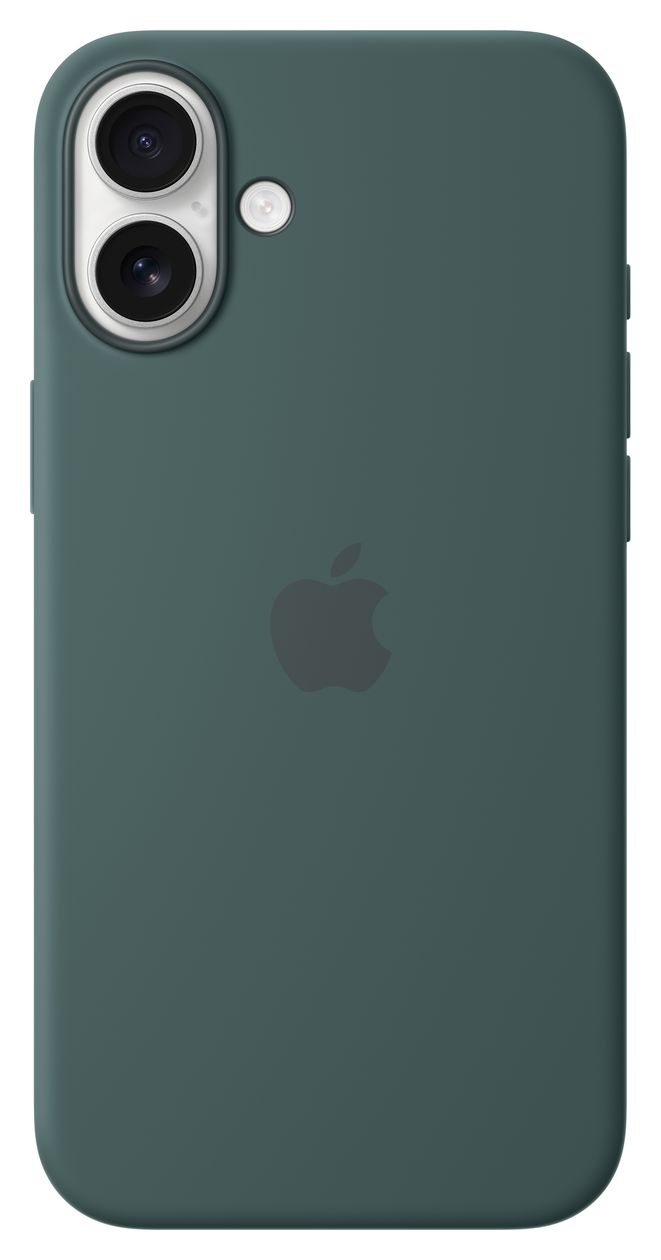 Silikon Case mit MagSafe Cover für Apple iPhone 16 Plus  (Grün) 