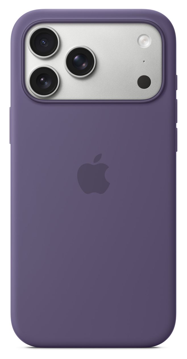 Silikon Case mit MagSafe Cover für Apple iPhone 17 Pro Max  (Violett) 