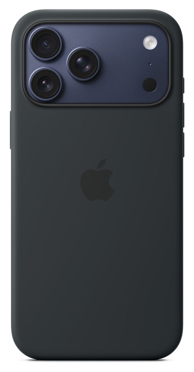 Silikon Case mit MagSafe Cover für Apple iPhone 17 Pro Max  (Schwarz) 