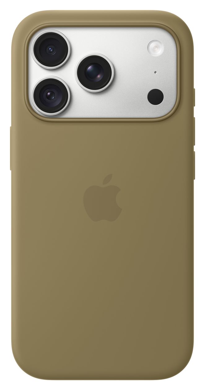 Silikon Case mit MagSafe Cover für Apple iPhone 18 Pro  (Olive) 