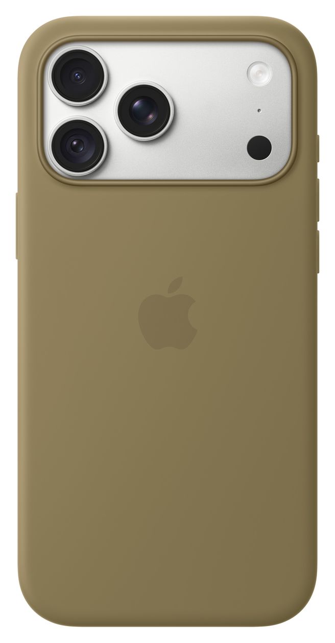 Silikon Case mit MagSafe Cover für Apple iPhone 18 Pro Max  (Olive) 