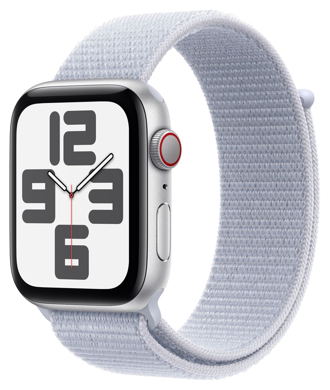 Watch SE (2024) Digital 44 mm  Smartwatch Rechteckig 18 h 326 ppi 4G  (Silber) 