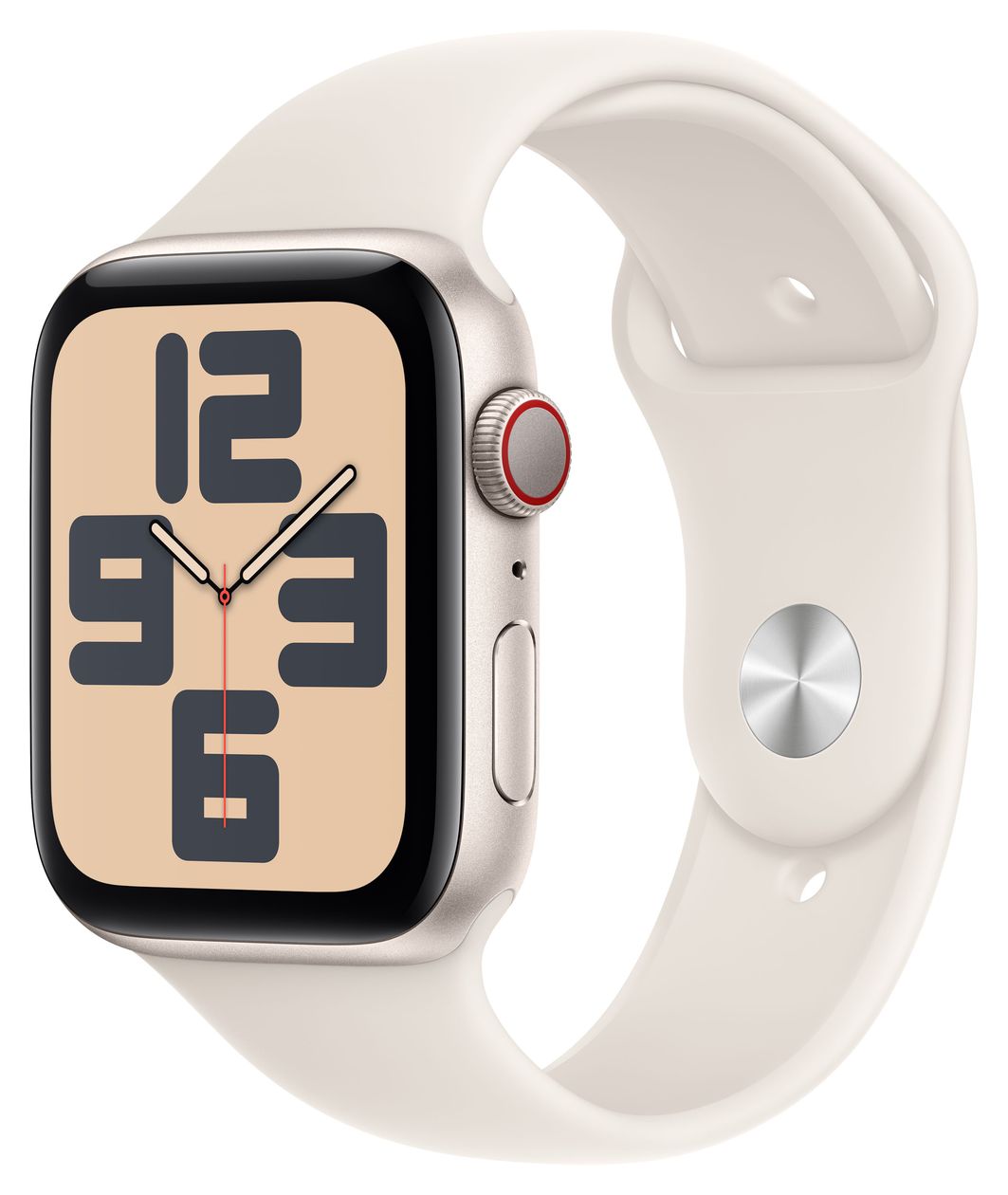 Watch SE (2024) Digital 44 mm M/L Smartwatch Rechteckig 18 h 326 ppi 4G  (Biege) 