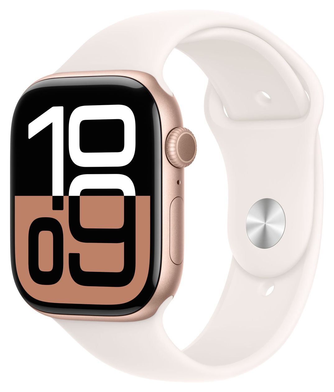 Watch Series 10 Digital 46 mm M/L Smartwatch Rechteckig IP6X 36 h 326 ppi  (Roségold) 
