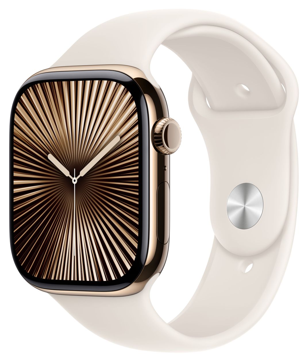 Watch Series 10 Digital 46 mm M/L Smartwatch Rechteckig IP6X 36 h 326 ppi 4G  (Gold) 