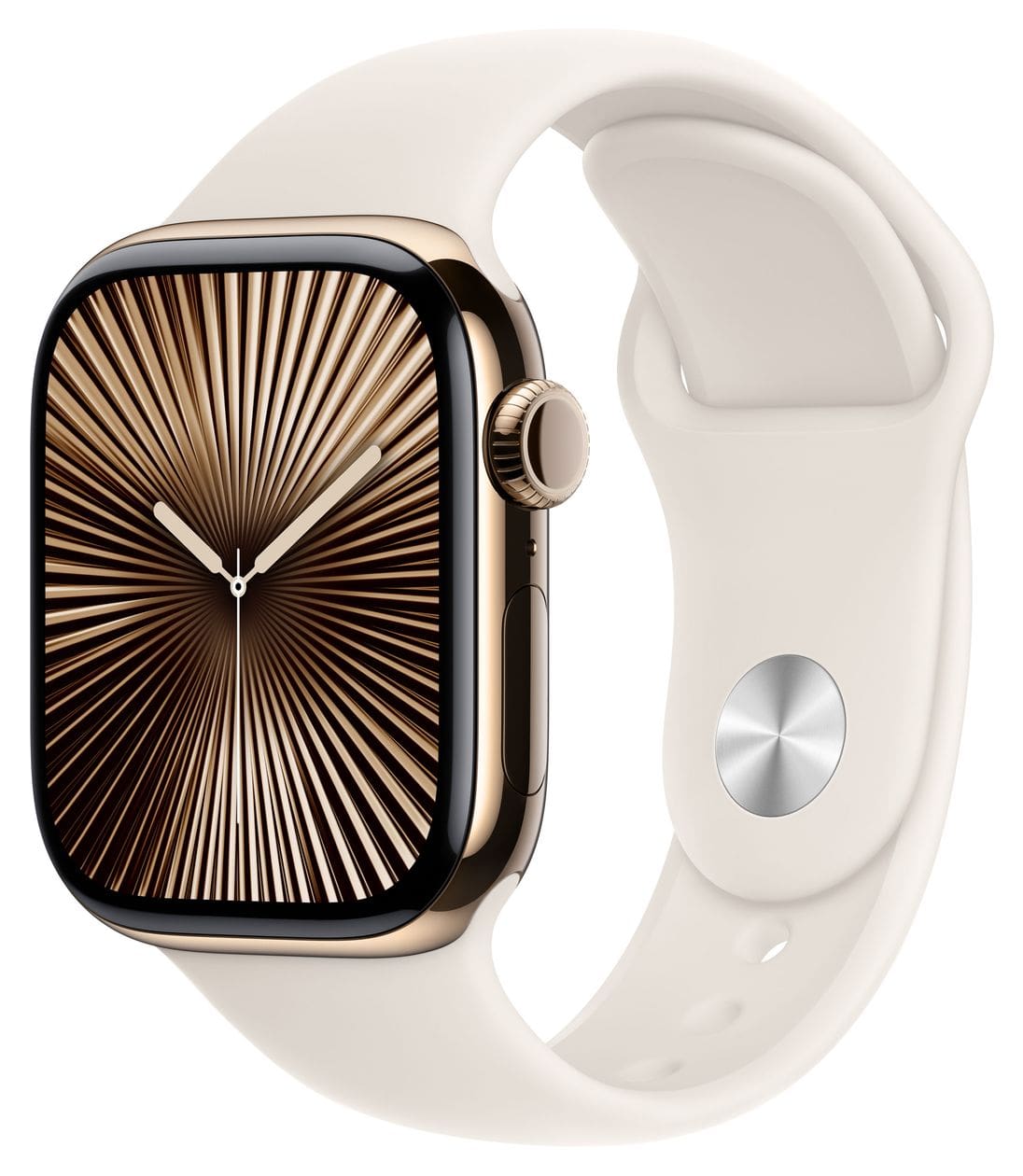 Watch Series 10 Digital 42 mm M/L Smartwatch Rechteckig IP6X 36 h 326 ppi 4G  (Gold) 