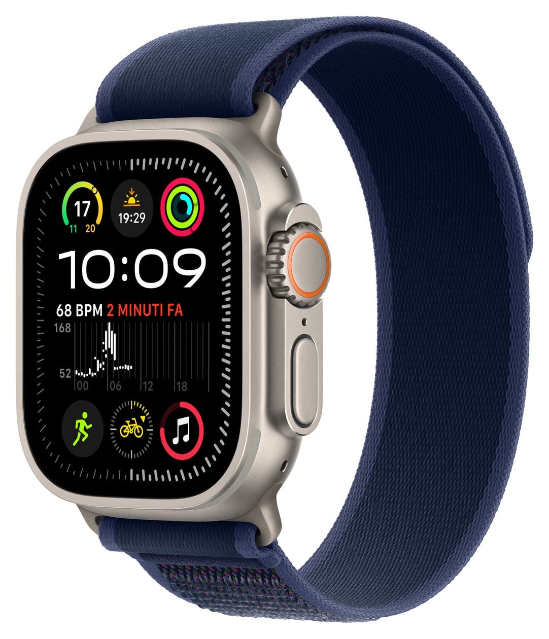 Watch Ultra 2 Digital 49 mm M/L Smartwatch Rechteckig IP6X 72 h 326 ppi 4G  (Titan) 