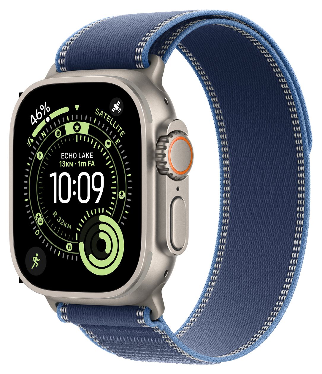 Watch Ultra 3 Digital 49 mm S/M Smartwatch Rechteckig IP6X 72 h 326 ppi 5G  (Titan) 