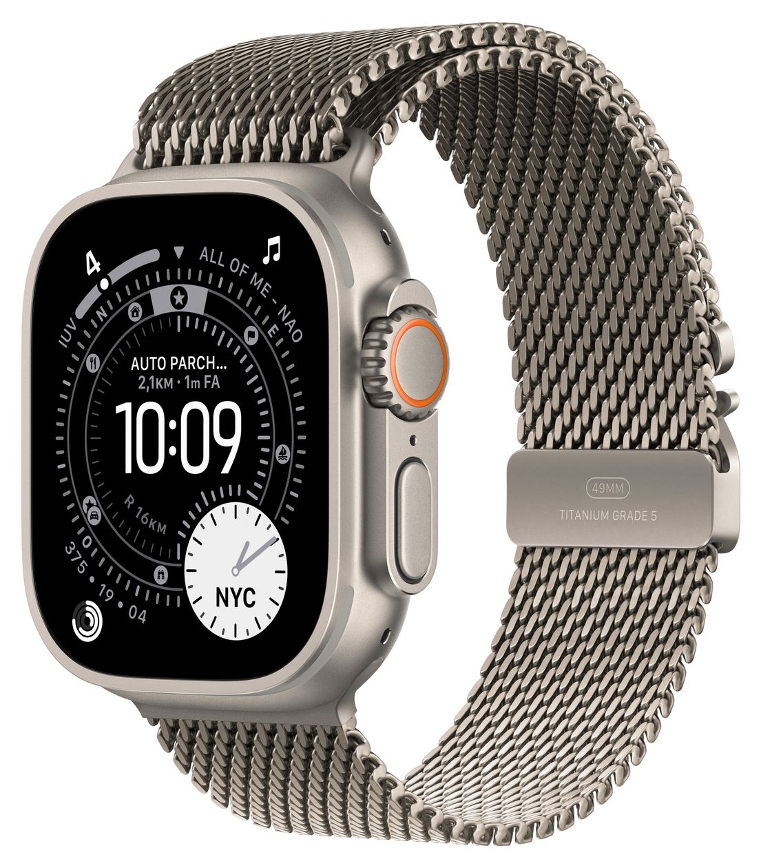 Watch Ultra 3 Digital 49 mm S Smartwatch Rechteckig IP6X 72 h 326 ppi 5G  (Titan) 