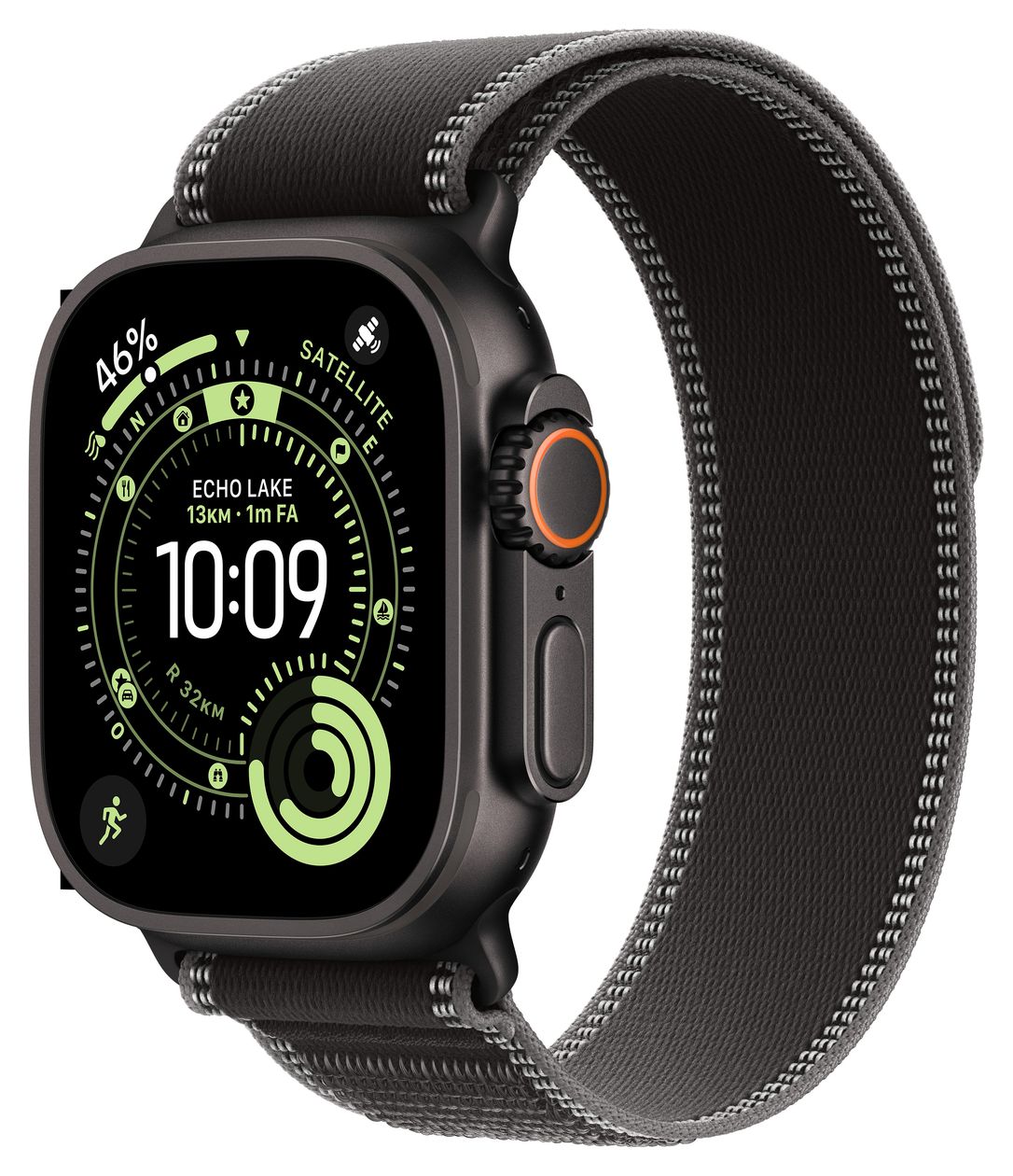 Watch Ultra 3 Digital 49 mm M/L Smartwatch Rechteckig IP6X 72 h 326 ppi 5G  (Schwarz) 