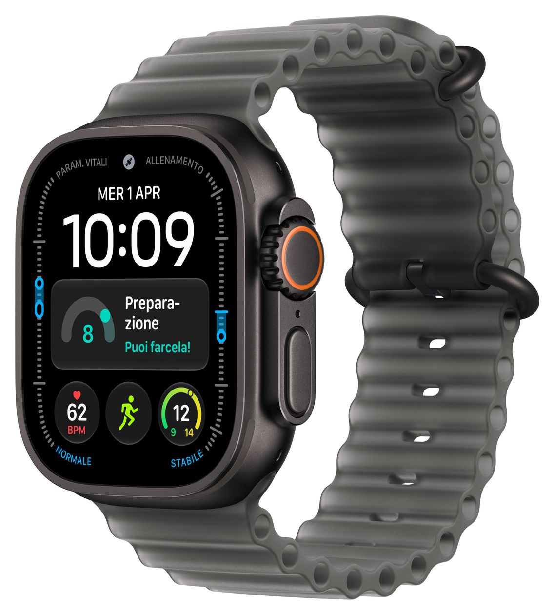 Watch Ultra 4 49 mm  Smartwatch Rechteckig IP6X 50 h 326 ppi 5G  (Schwarz) 
