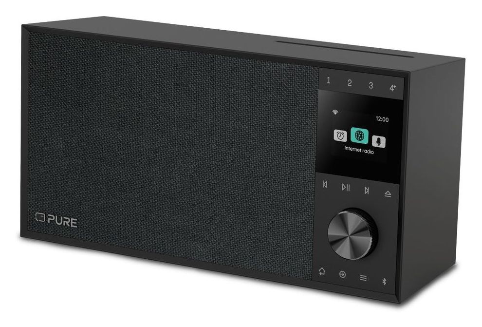 Evoke Home II Bluetooth DAB+, FM Radio Internet  (Schwarz) 