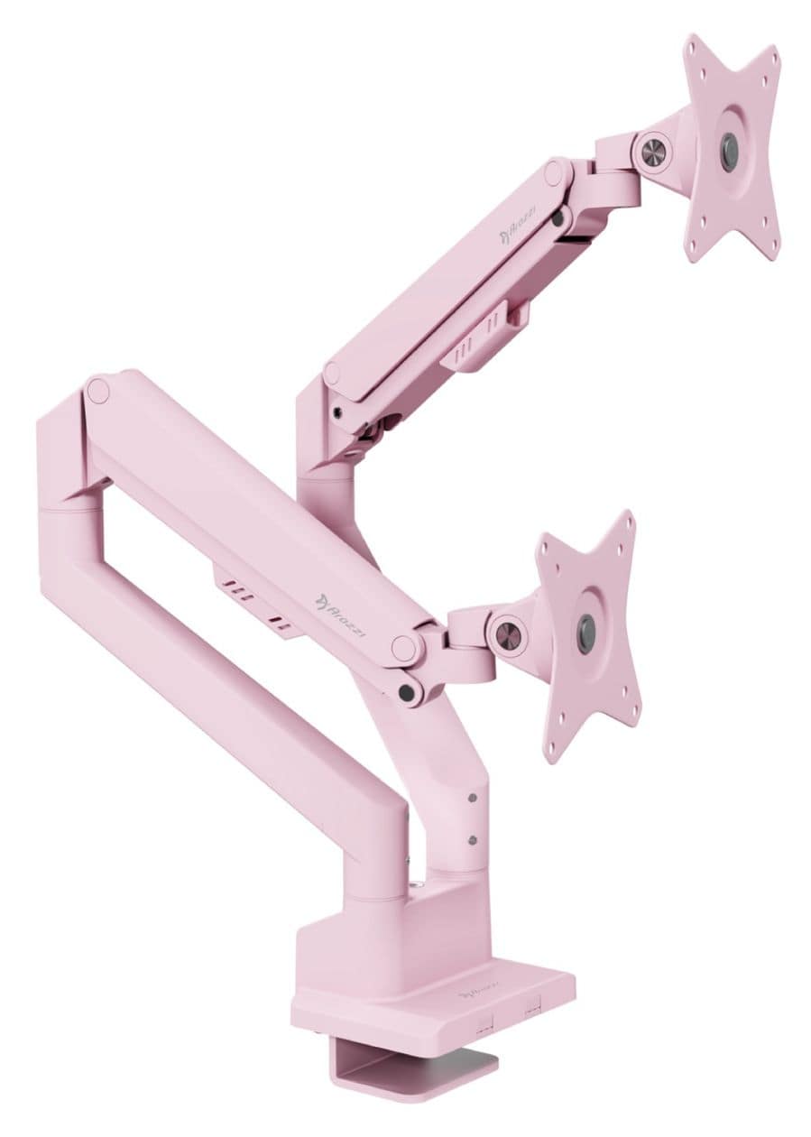 Alzare Neo Duo Monitorarm bis 18 kg  (Pink) 