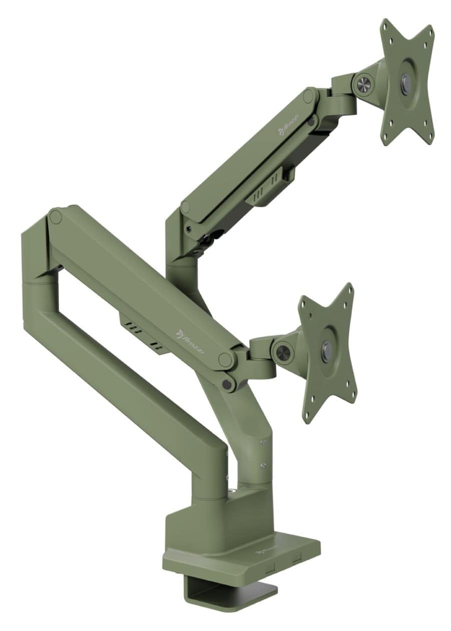 Alzare Neo Duo Monitorarm bis 18 kg  (Grün) 