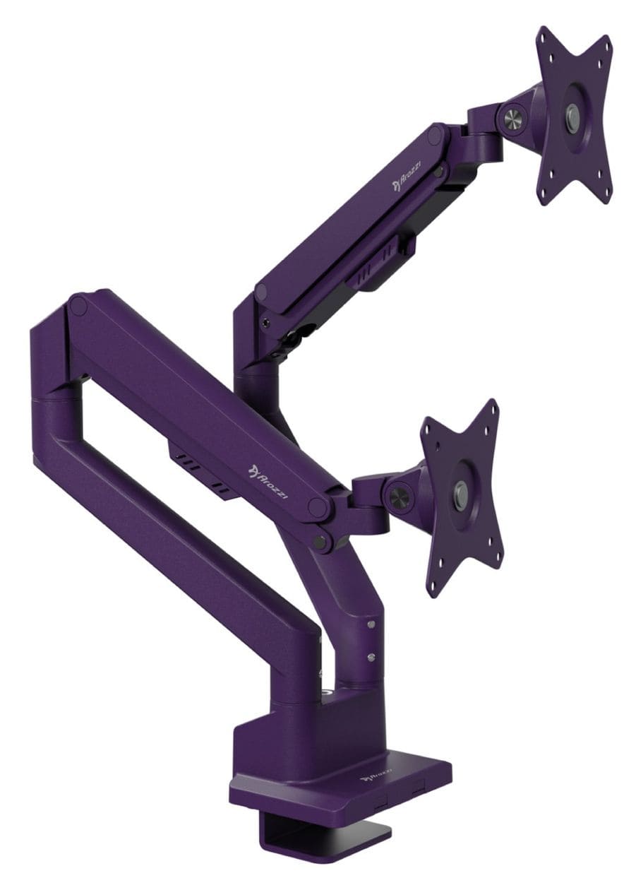 Alzare Neo Duo Monitorarm bis 18 kg  (Violett) 