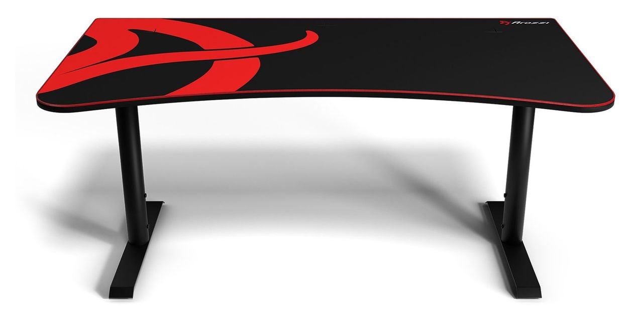 Arena Gamingtisch bis 80 kg  (Schwarz/Rot) 