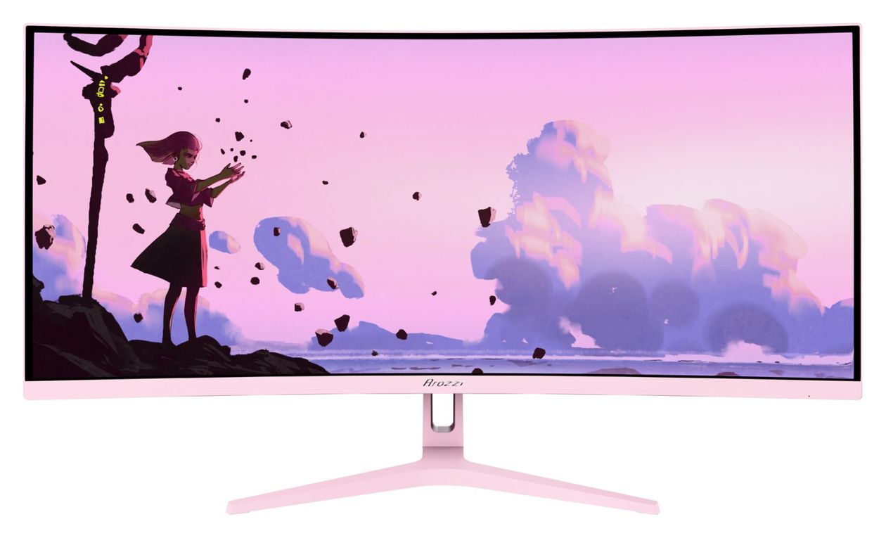 Nova Curved 4K Ultra HD Monitor 86,4 cm (34 Zoll) 21:9 1 ms 350 cd/m²  (Pink) 