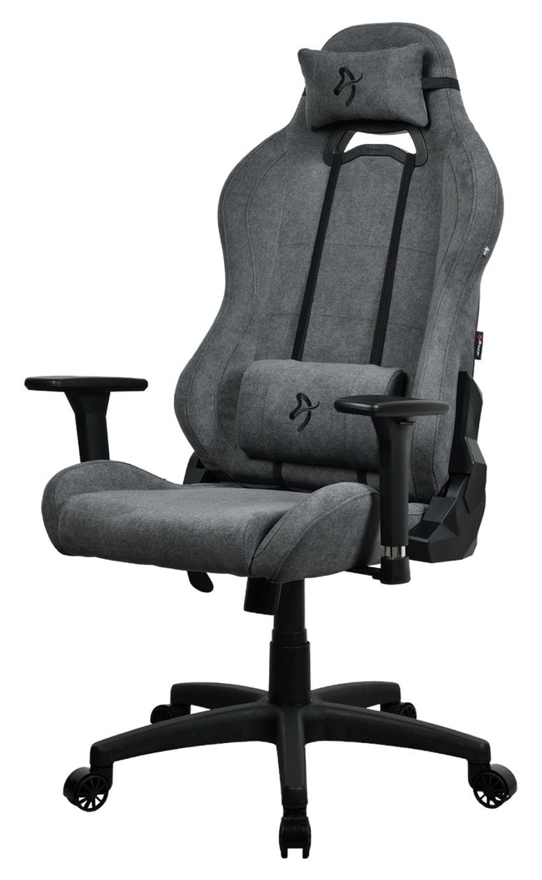 Torretta Soft Fabric Gamingstuhl bis 120 kg (Grau) 