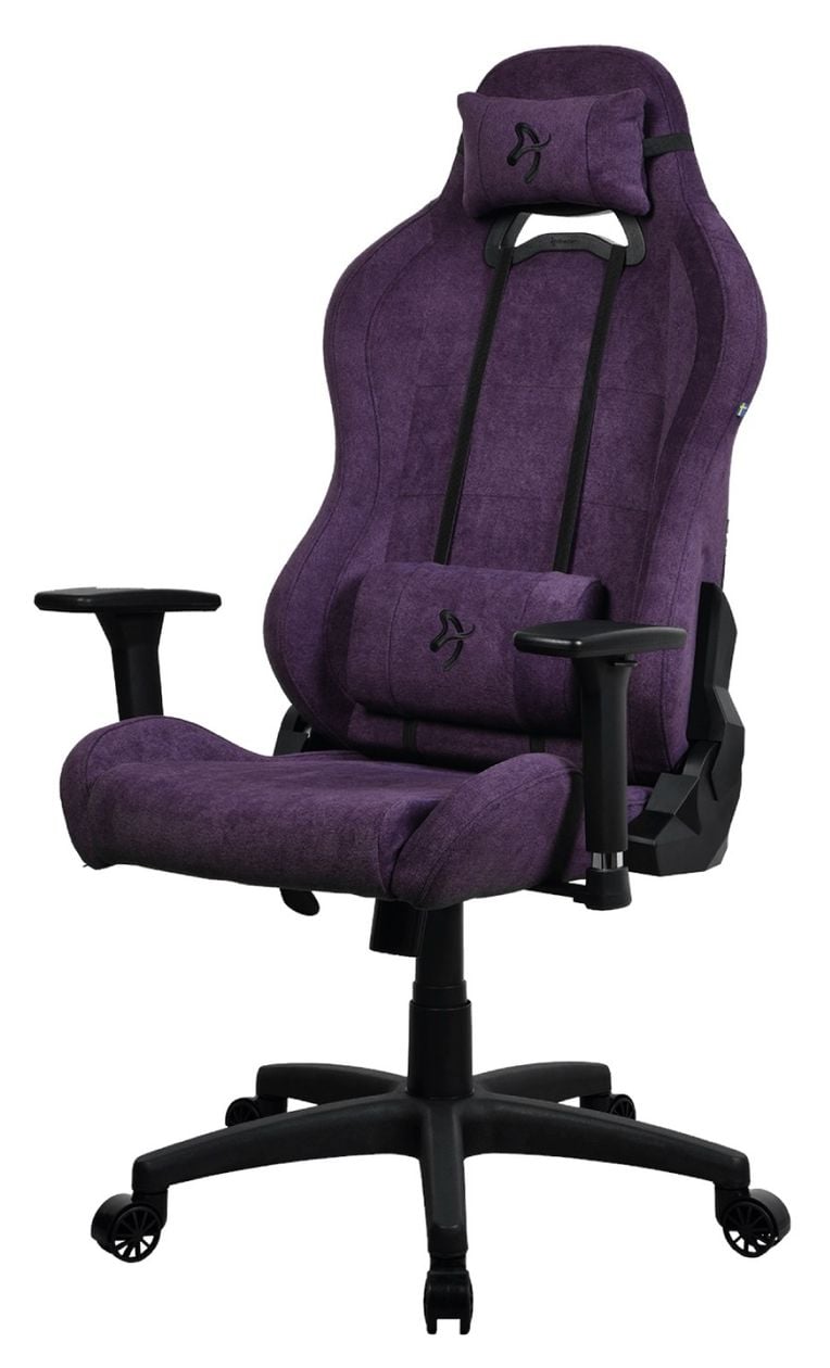 Torretta Soft Fabric Gamingstuhl bis 120 kg (Violett) 