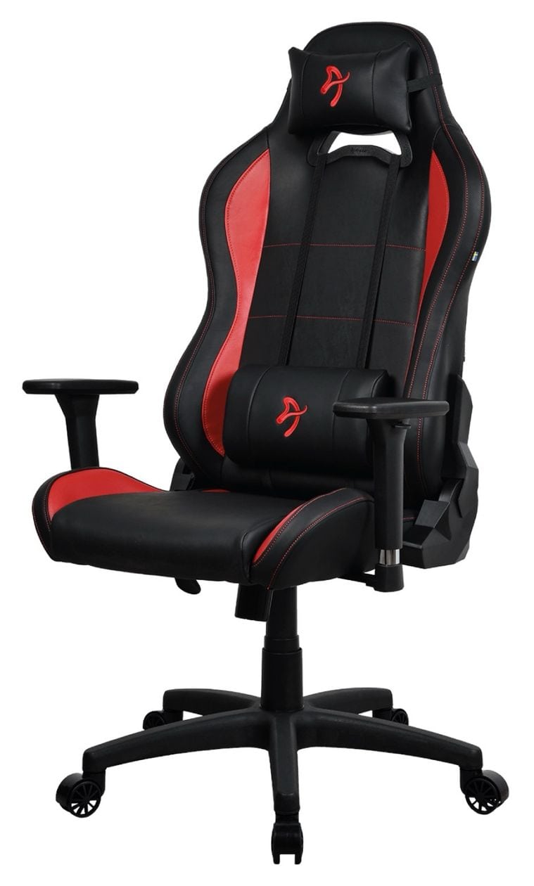 Torretta SoftPU Gamingstuhl bis 120 kg (Schwarz/Rot) 