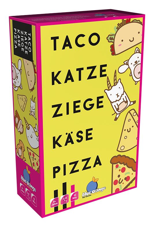 Taco Katze Ziege Käse Pizza Brettspiel bis zu 8 Spielern ab 8 Jahr(e) 