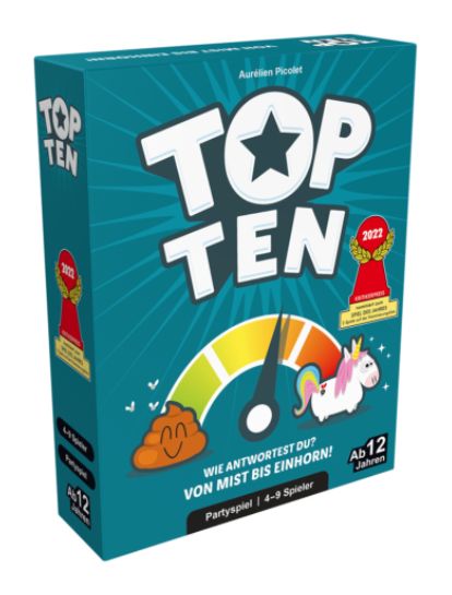 Top Ten Kartenspiel bis zu 9 Spielern ab 12 Jahr(e) 