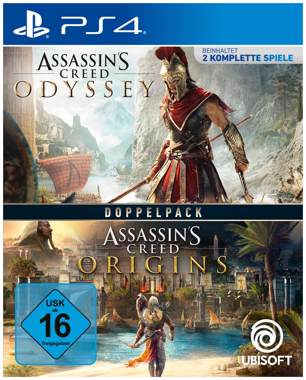 Assassin's Creed Odyssey + Origins Doppelpack (PlayStation 4) 