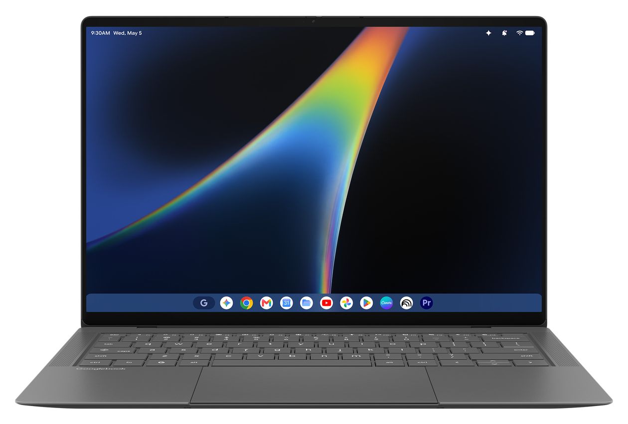Googlebook CX9406CAA-TG0063 WQXGA+ Notebook 35,6 cm (14 Zoll) 2880 x 1800 Pixel 16 GB Ram 512 GB SSD Googlebook OS Intel Core Ultra 5 max. 4,5 GHz  (Grau) 