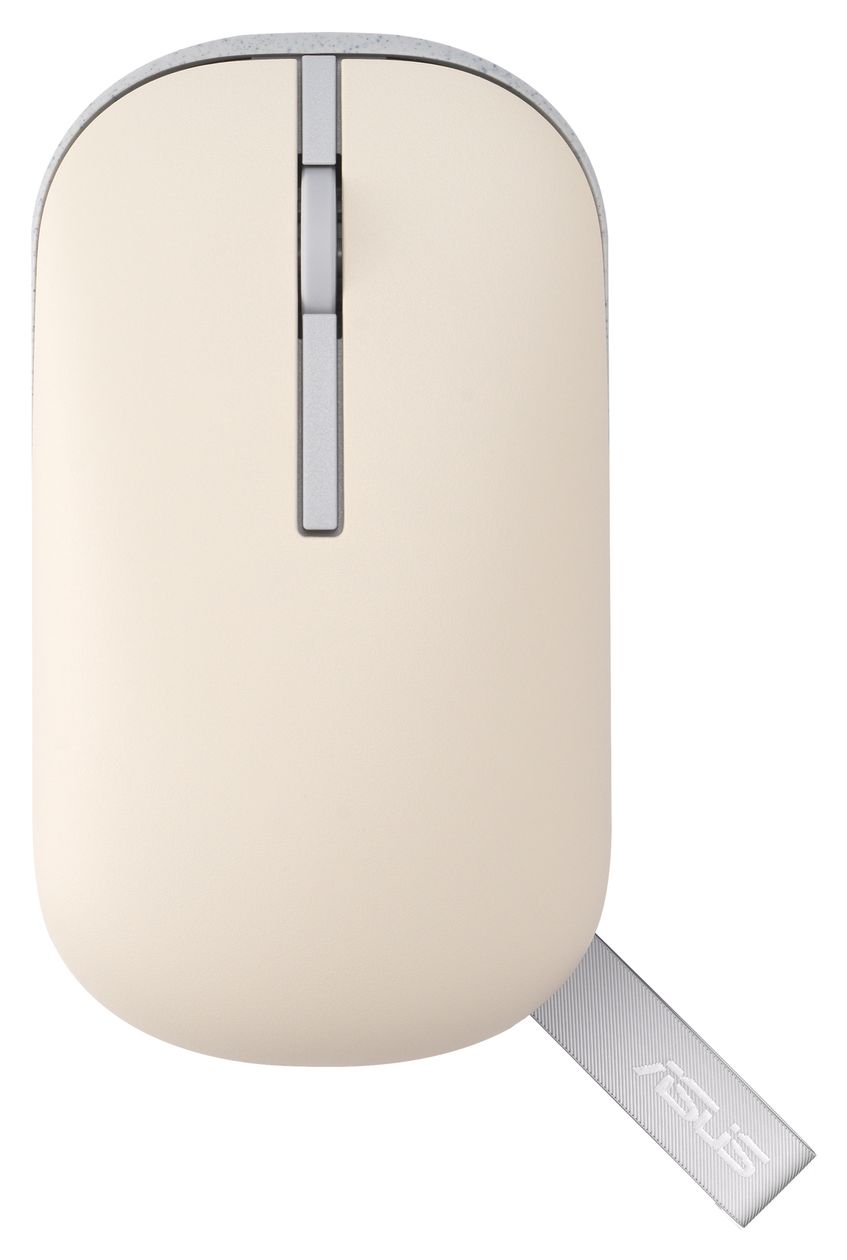 Marshmallow Mouse MD100 1600 DPI Büro Maus Optisch  (Beige, Grün) 