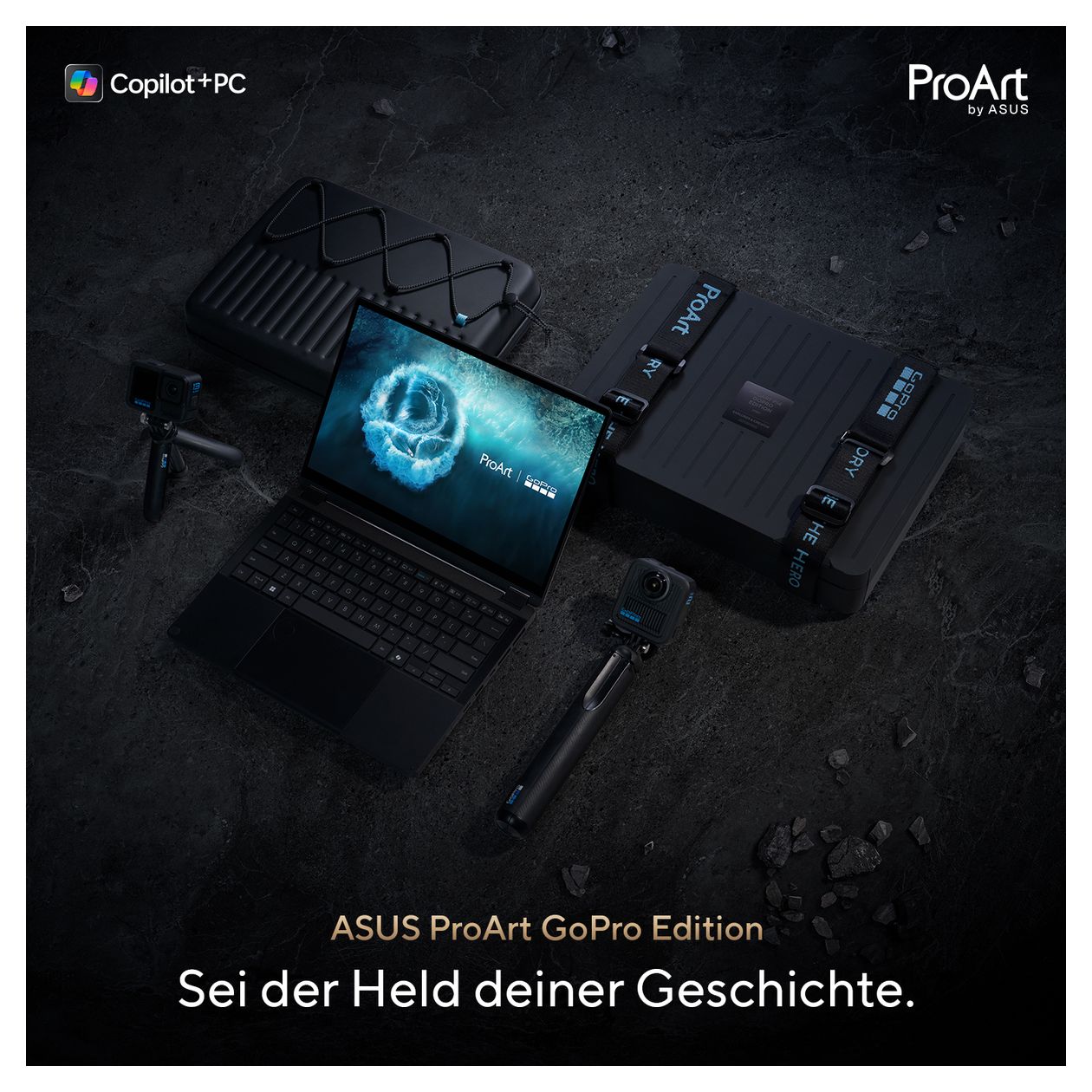 ProArt HN7306EAC 2K Ultra HD Notebook 33,8 cm (13.3 Zoll) 2880 x 1800 Pixel 2 TB SSD Windows 11 Pro AMD Ryzen AI Max+ max. 5,1 GHz  (Schwarz) 