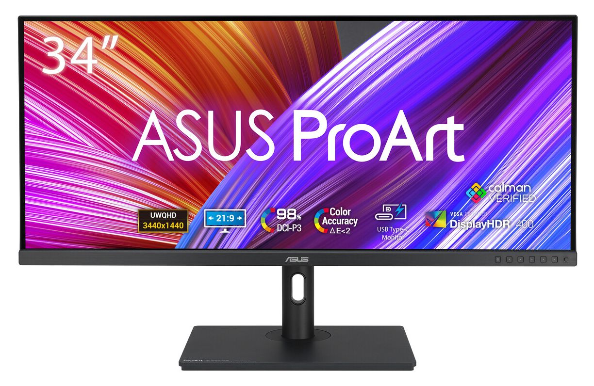 ProArt PA348CGV Quad HD Monitor 86,4 cm (34 Zoll) 21:9 2 ms 350 cd/m²  (Schwarz) 