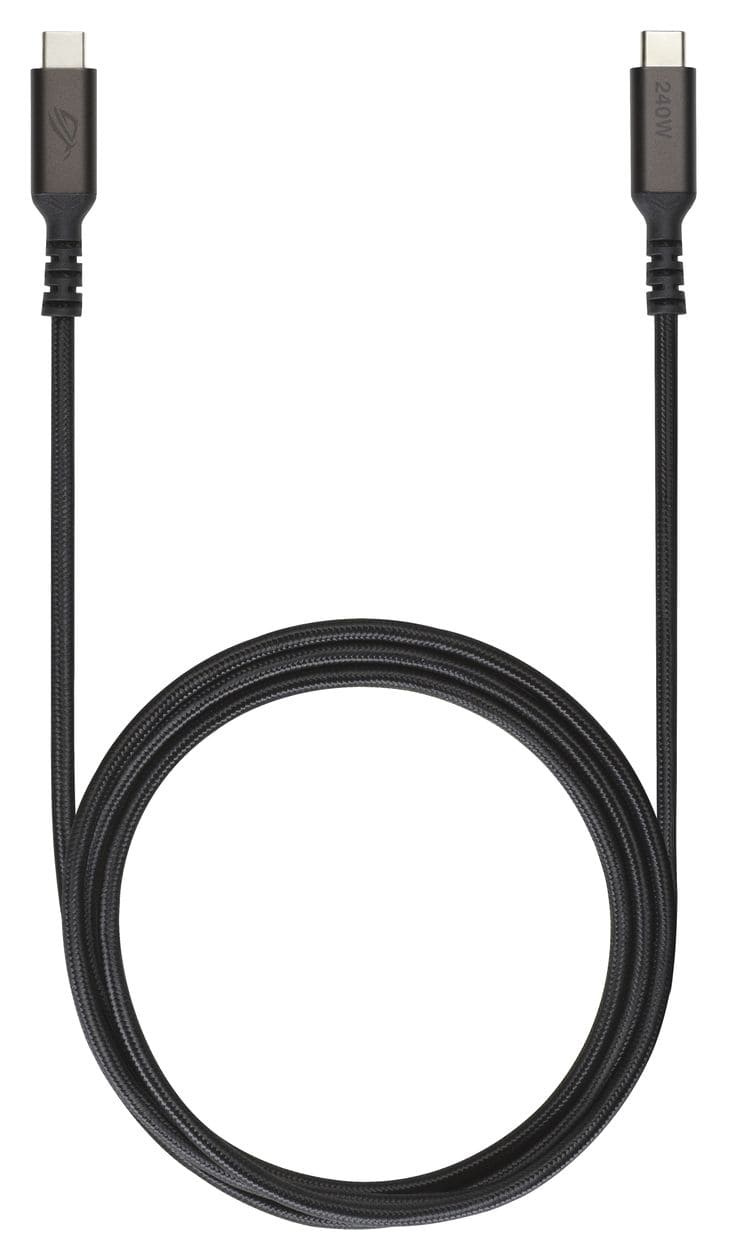 ROG LCR50 0,48 Gbit/s Stecker USB C auf USB C bis 240 W 1,5 m  (Schwarz) 