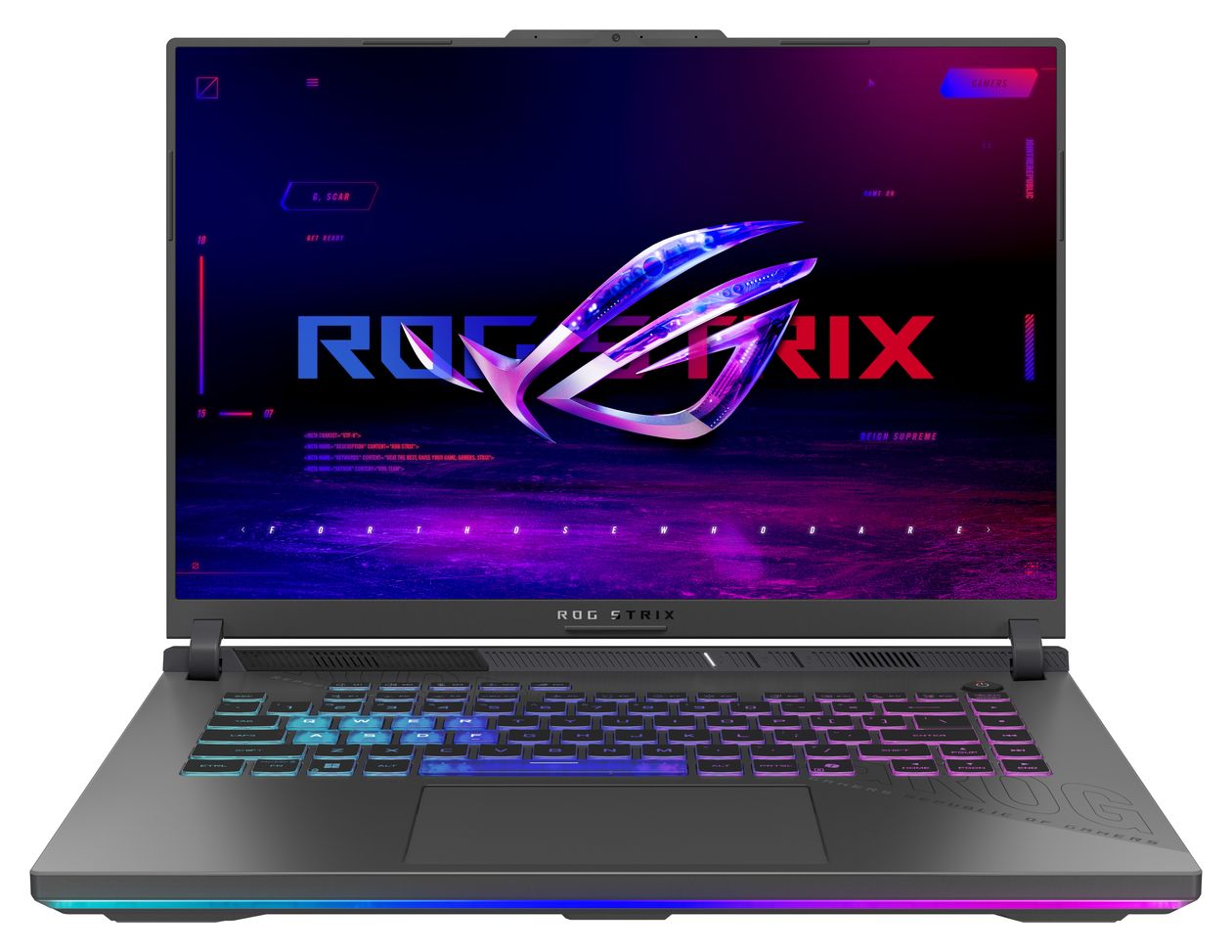 ROG Strix G614FP-S5062W WUXGA Notebook 40,6 cm (16 Zoll) 2560 x 1600 Pixel 32 GB Ram 1 TB SSD Windows 11 Home AMD Ryzen 9 max. 5,4 GHz NVIDIA GeForce RTX 5070  (Schwarz, Grau) 