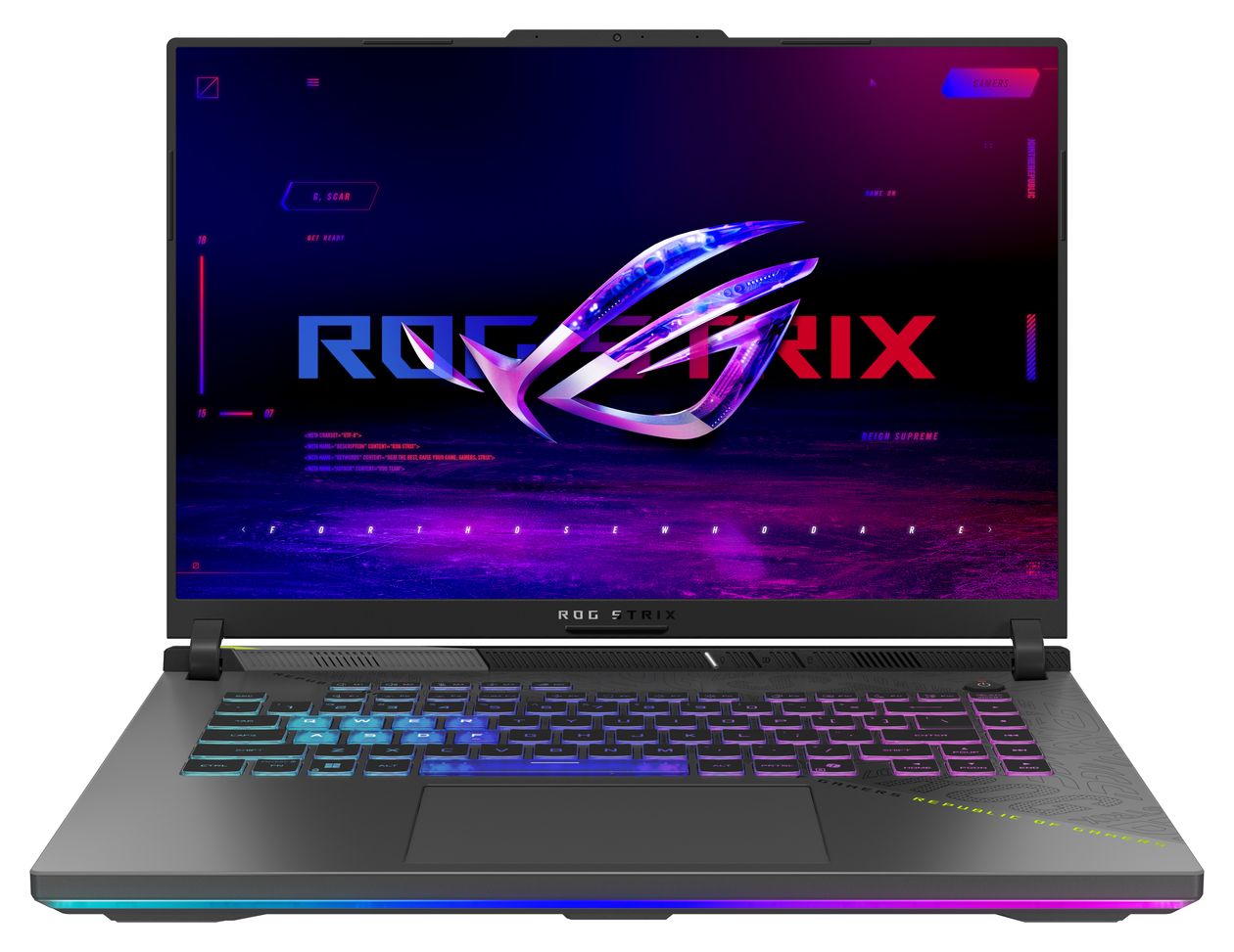 ROG Strix G G614PW-TS092W WQXGA Notebook 40,6 cm (16 Zoll) 2560 x 1600 Pixel 32 GB Ram 1 TB SSD Windows 11 Home AMD Ryzen 9 max. 5,3 GHz NVIDIA GeForce RTX 5080  (Grau) 