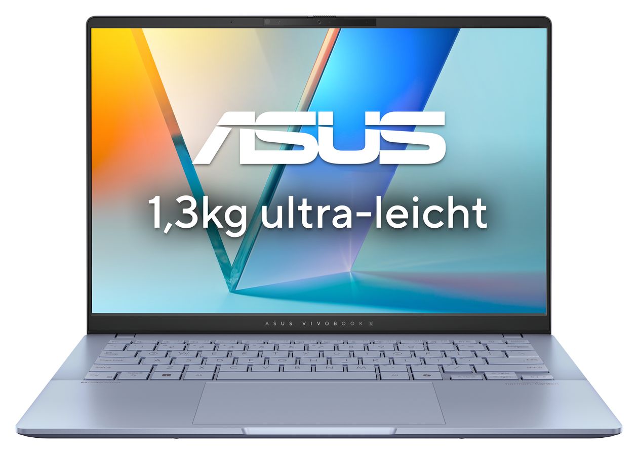 Vivobook S S5406SA-QD004W WUXGA Notebook 35,6 cm (14 Zoll) 16 GB RAM 512 GB SSD Windows 11 Home Intel Core Ultra 5  (Blau) 