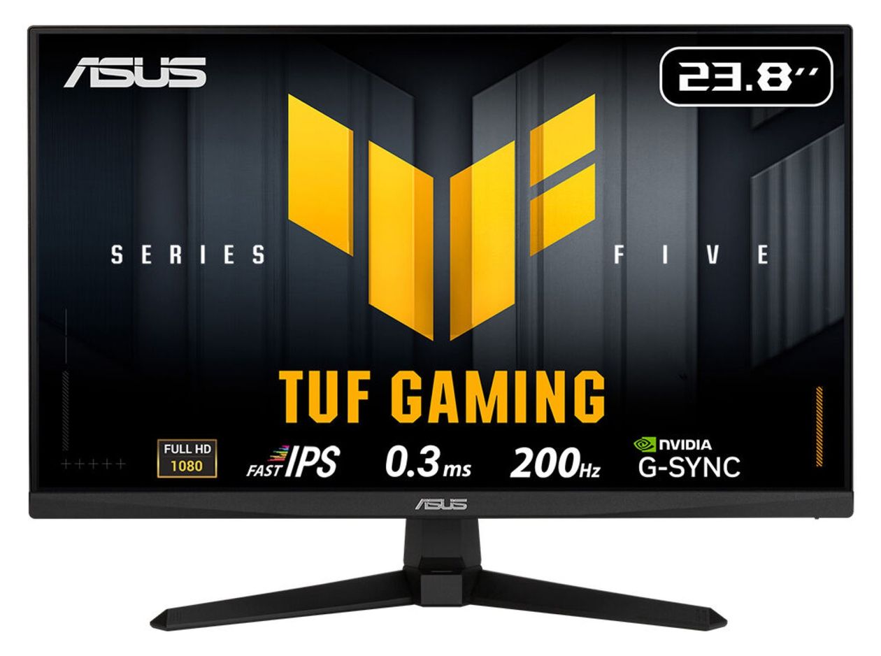 TUF Gaming VG249Q5A Full HD Monitor 60,5 cm (23.8 Zoll) 16:9 1 ms 300 cd/m²  (Schwarz) 