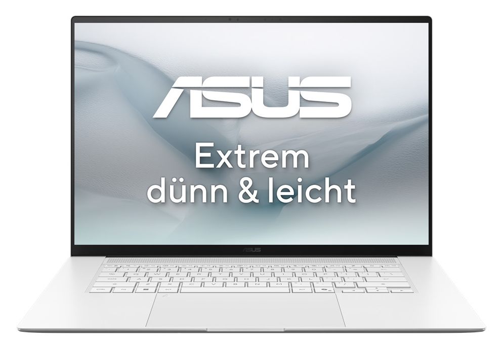 Zenbook S16 UM5606GA-SR681W Copilot+ PC WQXGA+ Notebook 40,6 cm (16 Zoll) 2880 x 1800 Pixel 32 GB Ram 1 TB SSD Windows 11 Home AMD Ryzen 9 max. 5 GHz  (Weiß) 