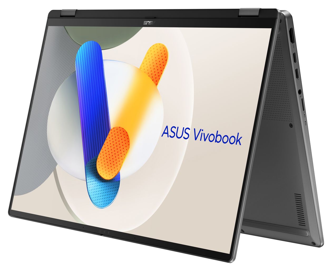 Vivobook Flip TP3607SA-SI716W Copilot+ PC WUXGA Notebook 40,6 cm (16 Zoll) 1920 x 1200 Pixel 512 GB SSD Windows 11 Home Intel Core Ultra 7 max. 4,8 GHz  (Grau) 