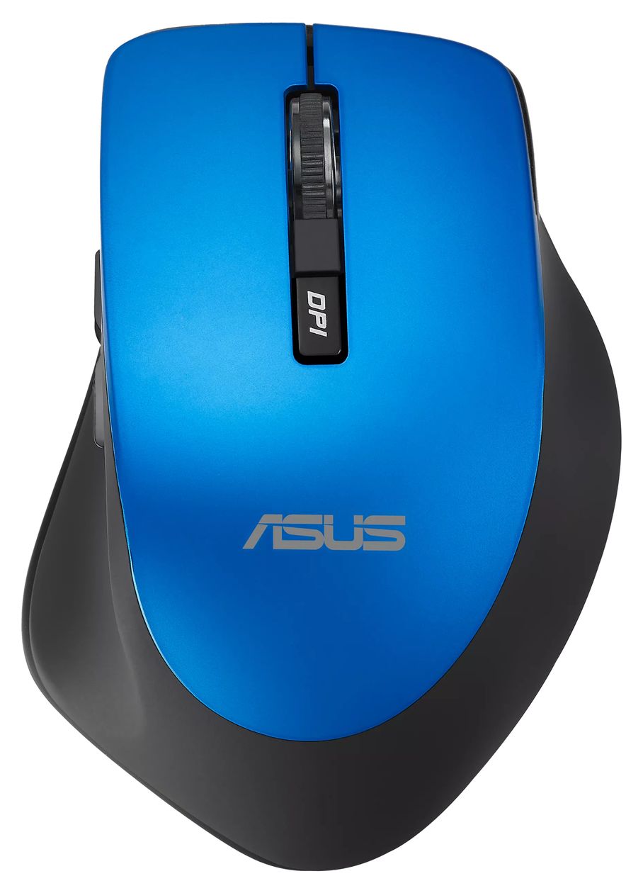 WT425 1600 DPI Büro Maus Optisch  (Schwarz, Blau) 