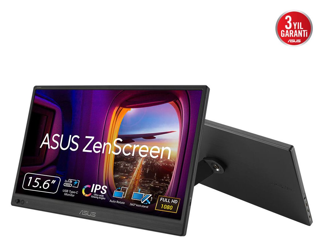 ZenScreen MB169CK Full HD Monitor 39,6 cm (15.6 Zoll) 16:9 5 ms 250 cd/m²  (Schwarz) 