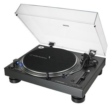 AT-LP140XPBK Direkt angetriebener DJ-Plattenspieler (Schwarz) 