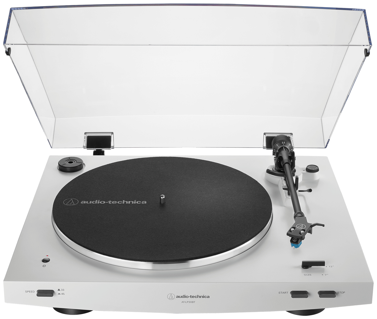 AT-LP3XBTWH vollautomatischer Audio-Plattenspieler mit Riemenantrieb (Weiß) 