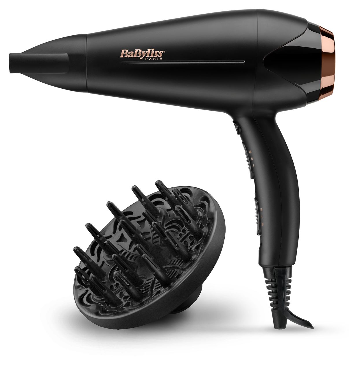 D570DE Turbo Shine 2200 Haartrockner 2200 W  (Schwarz) 