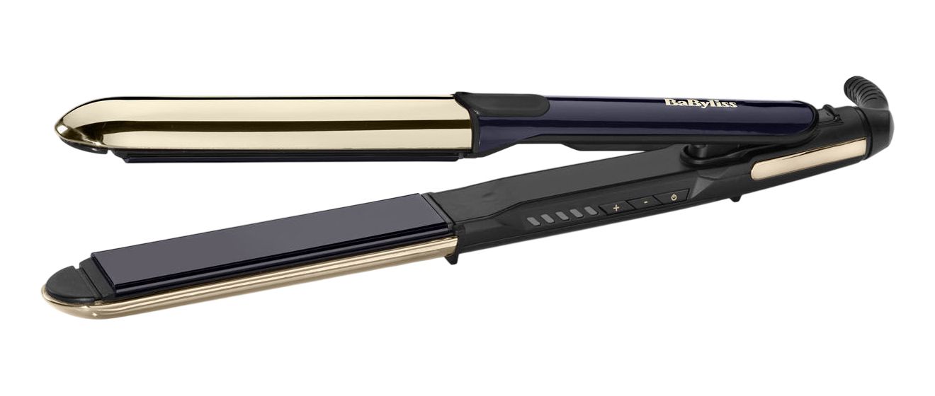 ST484E Black Onyx Haarglätter  (Schwarz, Gold) 
